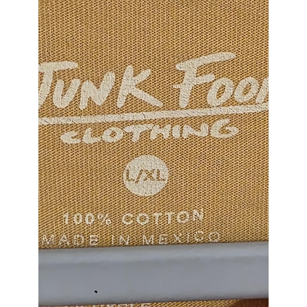 Junk Food Clothing Shirt Mens L/XL Yellow Out West Cactus Graphic Tee Western - Picture 2 of 8